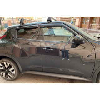 Logu vēja deflektori (4 gab., HIC) Nissan Juke 2010–2019 foto 4