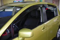 Nissan Tiida 2004–2011 Logu deflektori SD (4 gab., HIC) foto 2
