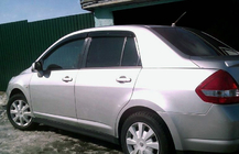 Nissan Tiida 2004–2011 Logu deflektori SD (4 gab., HIC) foto 1