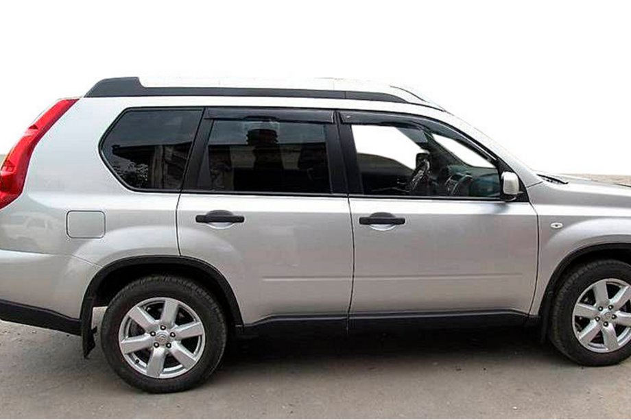 Nissan X-trail T31 2007–2014 Logu vēja deflektori (4 gab., HIC) Foto 6