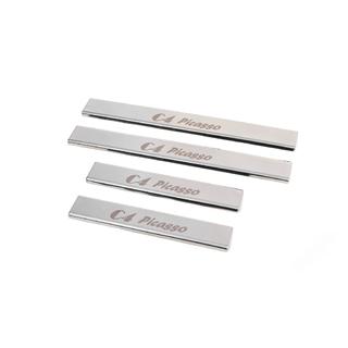 Carmos durvju sliekšņu uzlikas (4 gab., nerūsējošais tērauds) Citroen C-4 Picasso 2006–2013 foto 3