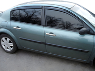 Renault Megane II 2004–2009 Logu deflektori SD (4 gab., HIC) foto 1