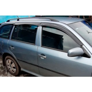 Logu vēja deflektori SW (4 gab., HIC) Skoda Octavia I Tour A4 1996–2010 foto 3