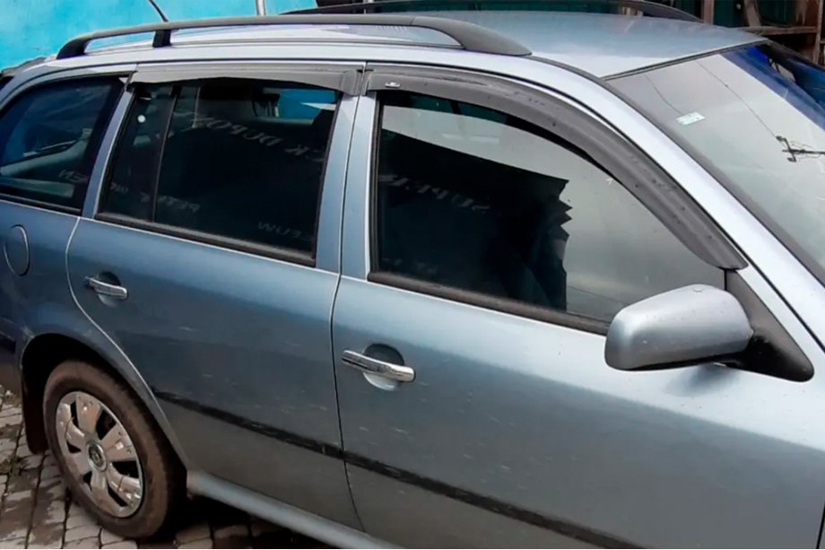 Skoda Octavia I Tour A4 1996–2010 Logu vēja deflektori SW (4 gab., HIC) Foto 3