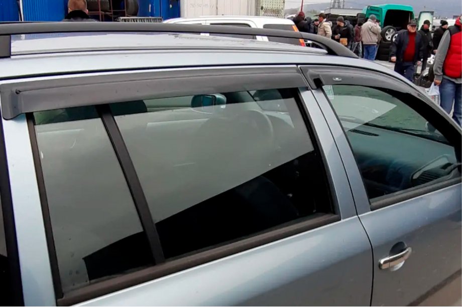 Skoda Octavia I Tour A4 1996–2010 Logu vēja deflektori SW (4 gab., HIC) Foto 1