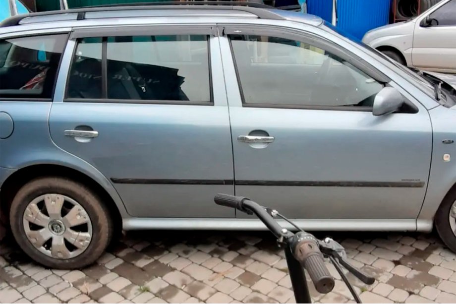 Skoda Octavia I Tour A4 1996–2010 Logu vēja deflektori SW (4 gab., HIC) Foto 2