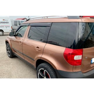 Logu vēja deflektori (4 gab., HIC) Skoda Yeti 2009–2017 foto 2