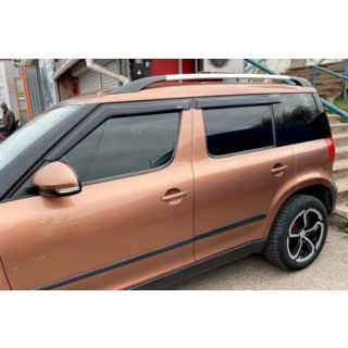 Logu vēja deflektori (4 gab., HIC) Skoda Yeti 2009–2017 foto 1