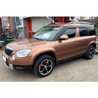 Logu vēja deflektori (4 gab., HIC) Skoda Yeti 2009–2017 foto 4