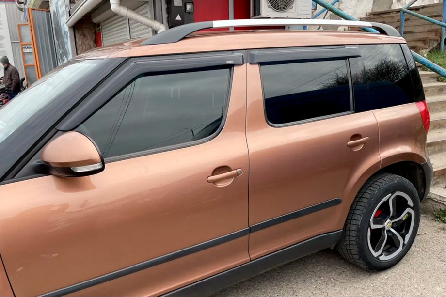 Skoda Yeti 2009–2017 Logu vēja deflektori (4 gab., HIC) Image
