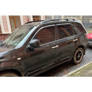 Logu vēja deflektori (4 gab., HIC) Subaru Forester 2008–2013 foto 1