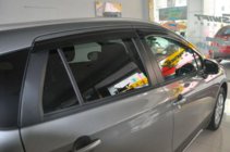 Suzuki SX4 S-Cross 2013–2016 Logu vēja deflektori (4 gab., HIC) foto 3