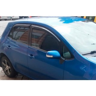 Logu vēja deflektori (4 gab., HIC) Toyota Auris 2007–2012 foto 1