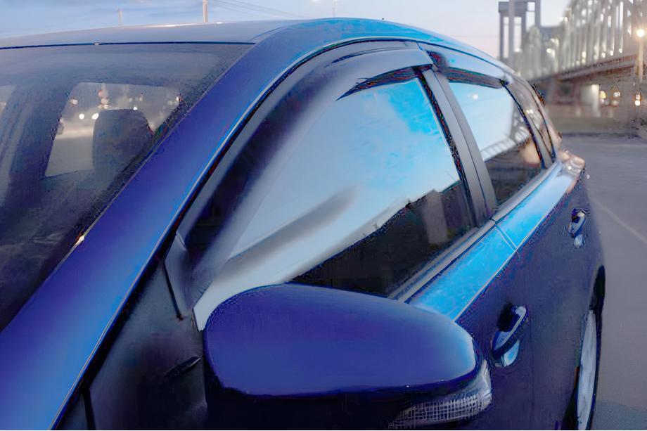Toyota Auris 2012–2018 Logu vēja deflektori (4 gab., HIC) Image
