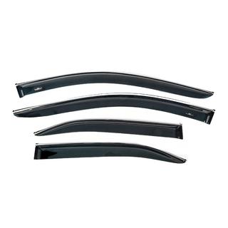 Logu vēja deflektori ar hromētu līsti (EU, 4 gab., HIC) Toyota Camry 2006–2011 foto 2