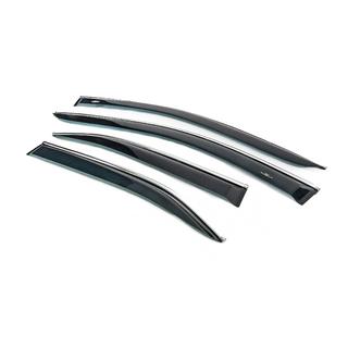 Logu vēja deflektori ar hromētu līsti (EU, 4 gab., HIC) Toyota Camry 2006–2011 foto 4