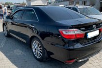 Toyota Camry 2011–2017 Logu vēja deflektori ar hroma moldingu (2011-2017 EU / 2011-2014 USA, 4 gab., HIC) foto 2