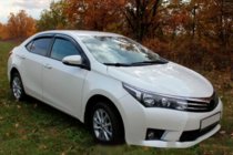 Toyota Corolla 2013–2019 Logu vēja deflektori (4 gab., HIC) foto 5