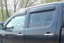 Toyota Hilux 2006–2015 Logu vēja deflektori (4 gab., HIC) foto 2