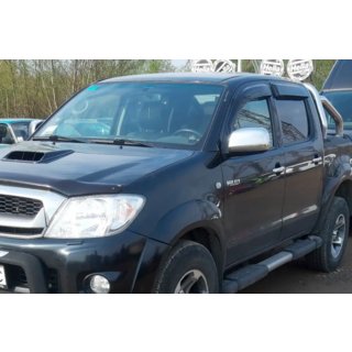Logu vēja deflektori (4 gab., HIC) Toyota Hilux 2006–2015 foto 3