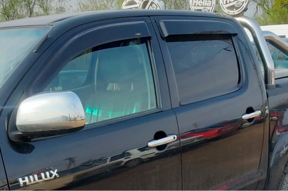 Toyota Hilux 2006–2015 Logu vēja deflektori (4 gab., HIC) Image