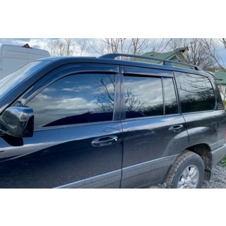Logu vēja deflektori (4 gab., HIC) Toyota Land Cruiser 100 1998–2007 foto 1