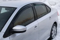 Volkswagen Polo 2010–2017 Logu deflektori SD (4 gab., HIC) foto 3