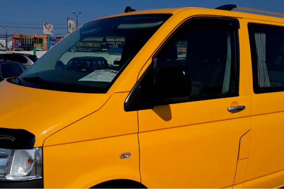 Volkswagen T5 Caravelle 2004–2010 Logu vēja deflektori (2 gab., HIC) Foto 2