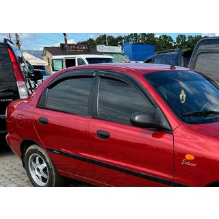 Logu vēja deflektori (4 gab., HIC) Daewoo Lanos 1998–2017 foto 1