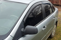 Ford Focus II 2008–2011 Logu vēja deflektori SD/HB (4 gab., HIC) foto 1