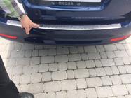 Mercedes E-class W212 2009–2016 Aizmugurējā bufera aizsarguzlika Carmos (SW, nerūsējošais tērauds) foto 2