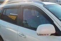 Hyundai Santa Fe 2 2006–2012 Logu vēja deflektori (4 gab., HIC) foto 5