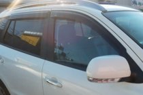 Hyundai Santa Fe 3 2012–2018 Logu vēja deflektori (4 gab., HIC) foto 2