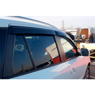 Logu vēja deflektori (4 gab., HIC) Hyundai Santa Fe 3 2012–2018 foto 1