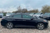 Hyundai Sonata LF 2014–2019 Logu vēja deflektori ar hromētu līsti (4 gab., HIC) foto 1
