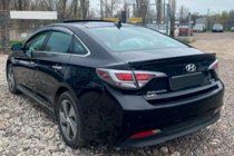 Hyundai Sonata LF 2014–2019 Logu vēja deflektori ar hromētu līsti (4 gab., HIC) foto 2