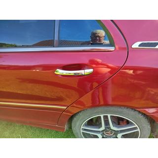 Durvju rokturu uzlikas (4 gab., nerūsējošais tērauds) Mercedes C-class W203 2000–2007 foto 3