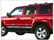 Jeep Cherokee/Liberty 2007–2013 Durvju moldings (nerūsējošais tērauds) foto 1