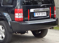 Jeep Cherokee/Liberty 2007–2013 Bagāžnieka malas uzlika (nerūsējošā tērauda) foto 1