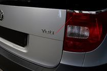 Skoda Yeti 2009–2017 Aizmugurējo lukturu uzlikas (2 gab., nerūsējošais tērauds) foto 1