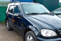 Mercedes ML W163 1997–2005 Logu vēja deflektori (4 gab., HIC) foto 3