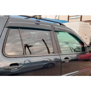 Logu vēja deflektori (4 gab., HIC) Mercedes ML W163 1997–2005 foto 2