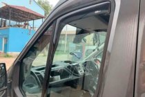 Volkswagen Crafter 2006–2016 Ieliekamie logu deflektori (2 gab., HIC) foto 12