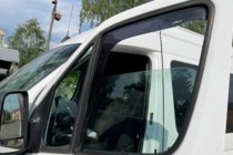 Volkswagen Crafter 2006–2016 Ieliekamie logu deflektori (2 gab., HIC) foto 16