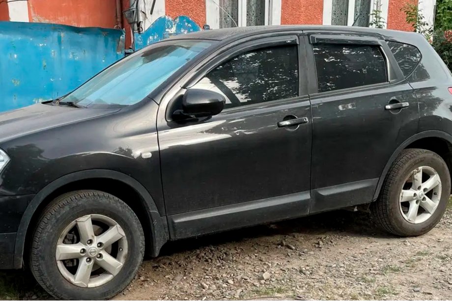 Nissan Qashqai 2007–2010 Logu vēja deflektori (4 gab., HIC) Foto 9