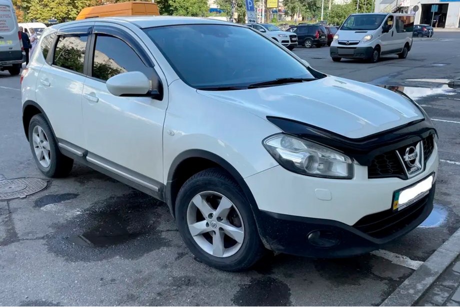 Nissan Qashqai 2007–2010 Logu vēja deflektori (4 gab., HIC) Foto 4