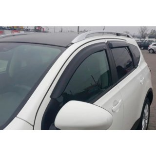 Logu vēja deflektori (4 gab., HIC) Nissan Qashqai 2010–2014 foto 1