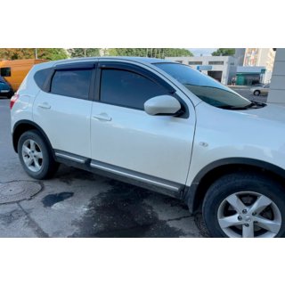 Logu vēja deflektori (4 gab., HIC) Nissan Qashqai 2010–2014 foto 4