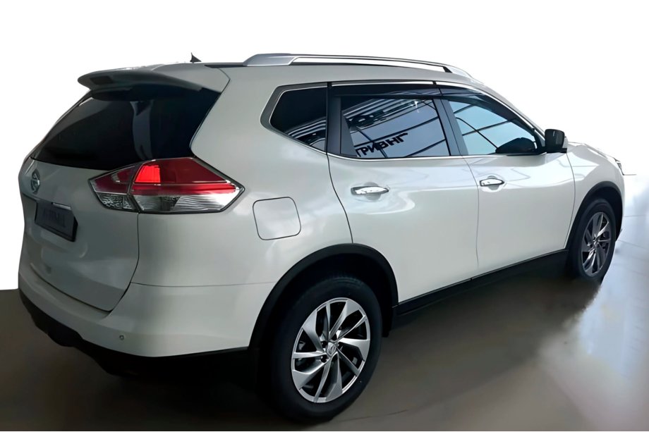 Nissan X-trail T32/Rogue 2014–2021 Logu vēja deflektori ar hromētu līsti (4 gab., HIC) Image