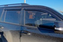 Toyota Land Cruiser Prado 150 2009–2023 Logu deflektori 8 cm (4 gab., HIC) foto 7